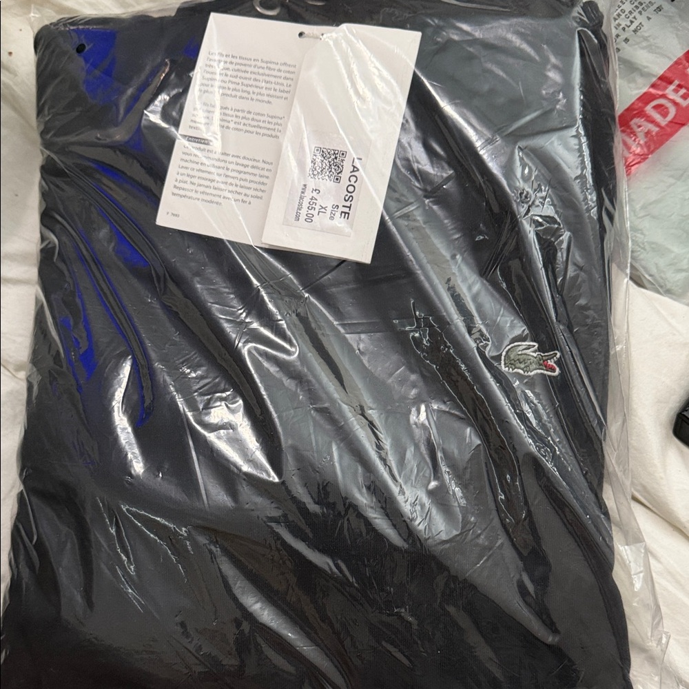 Lacoste Black Hoodie and Joggers Set - Picture 4 of 4